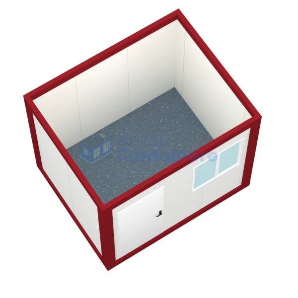 container birou buzau 3metri rosu2