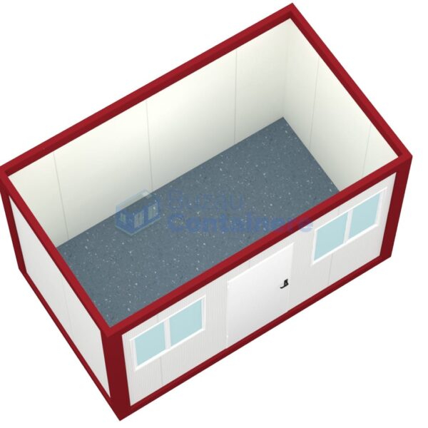 container birou buzau 4metri 2geamuri rosu2