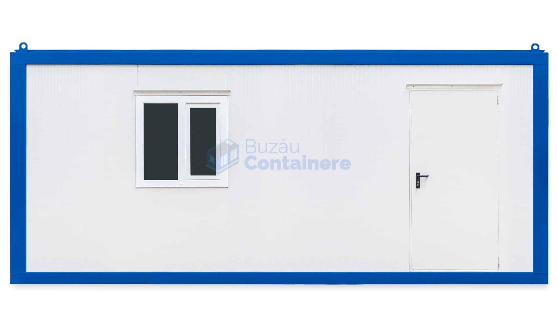 container birou buzau 6metri 1geam albastru
