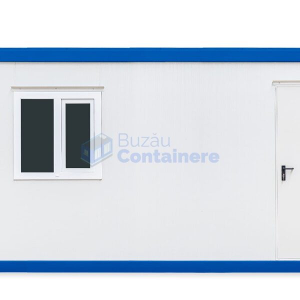 container santier buzau 6metri 1geam albastru